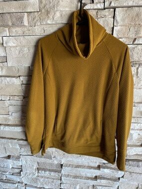 MTA Sport Mustard Honey Turtleneck Sweatshirt